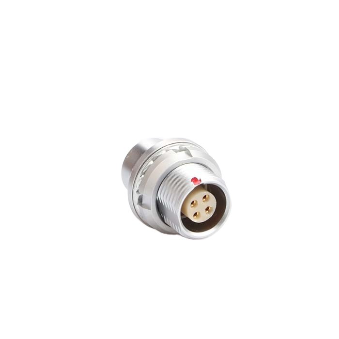 MOCO Electrical Connector BZ13 Fixed Socket Nut Fixing Back Panel Mount Easy To Install Precision Push Pull Connector
