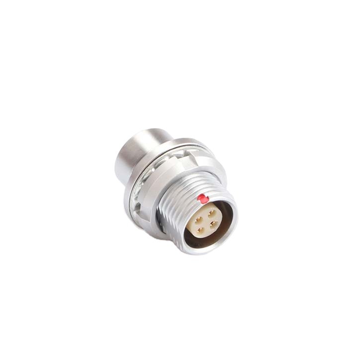 MOCO Electrical Connector BZ13 Fixed Socket Nut Fixing Back Panel Mount Easy To Install Precision Push Pull Connector