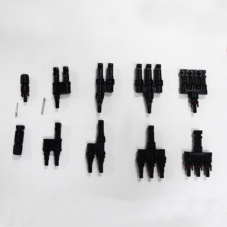 TUV approved waterproof shenzhen solar connector pv copper 2 3 pins connectors for solar panels