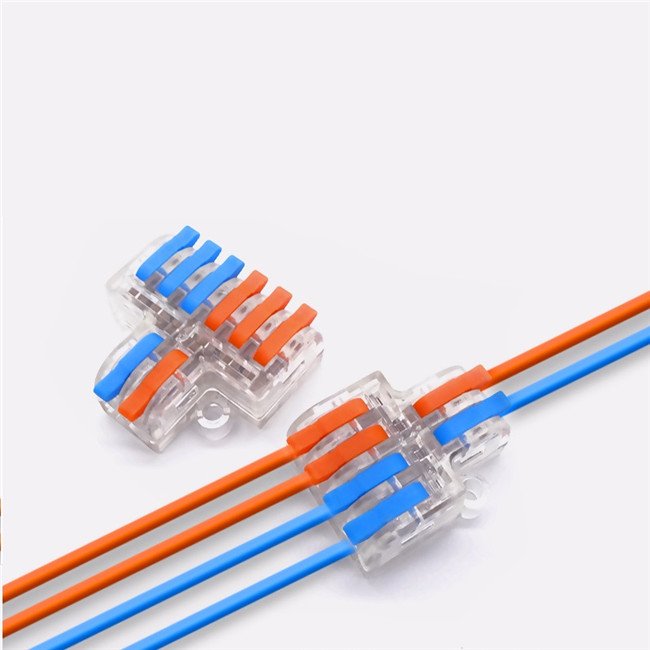 Custom Cable Connector 2 In 6 Out Wire Splitter terminal transparent MINI SPL 62 Wire Electrical Connectors