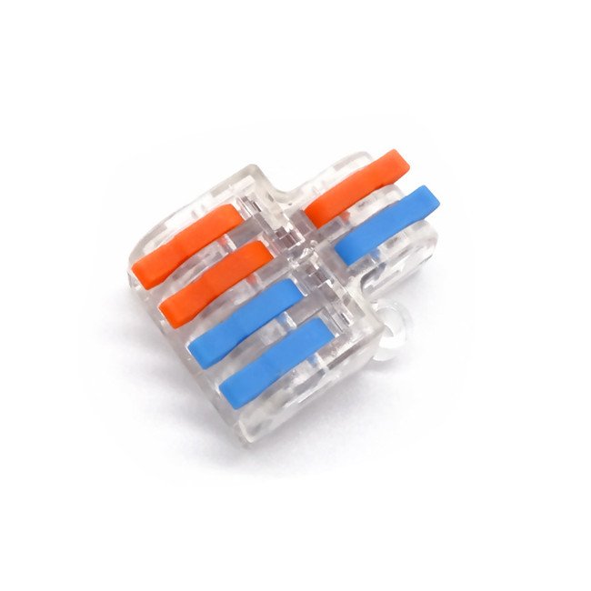 Custom Cable Connector 2 In 6 Out Wire Splitter terminal transparent MINI SPL 62 Wire Electrical Connectors