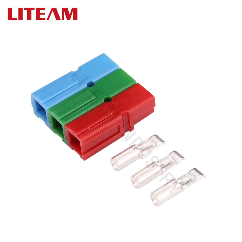 LITEAM 15A 30A 45A 120A 180A 600V Batteries Solar Electric Wire Connector Single Pole Ups Quick Disconnect Power Connectors