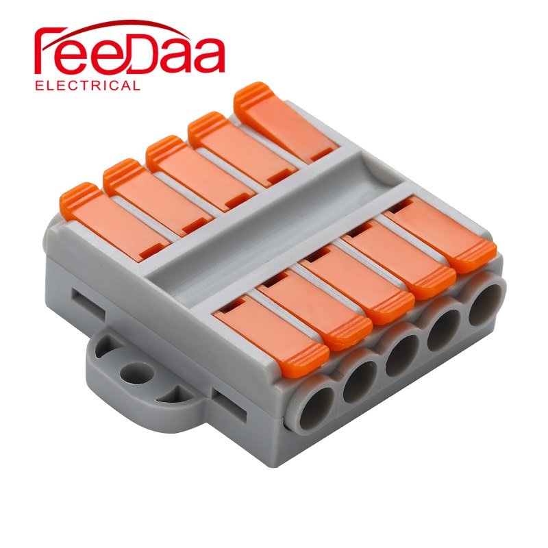 china supplier cable fast connectors 32a electrical terminal connector 8 pin push connector