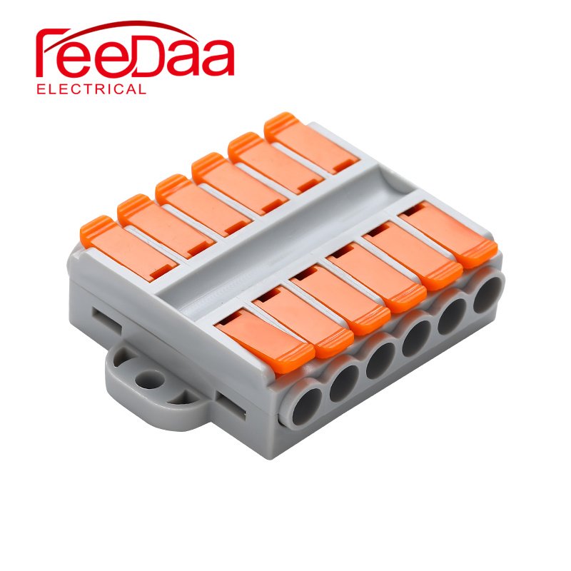 china supplier cable fast connectors 32a electrical terminal connector 8 pin push connector