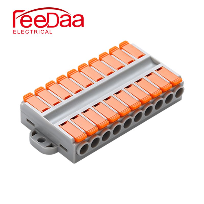 china supplier cable fast connectors 32a electrical terminal connector 8 pin push connector