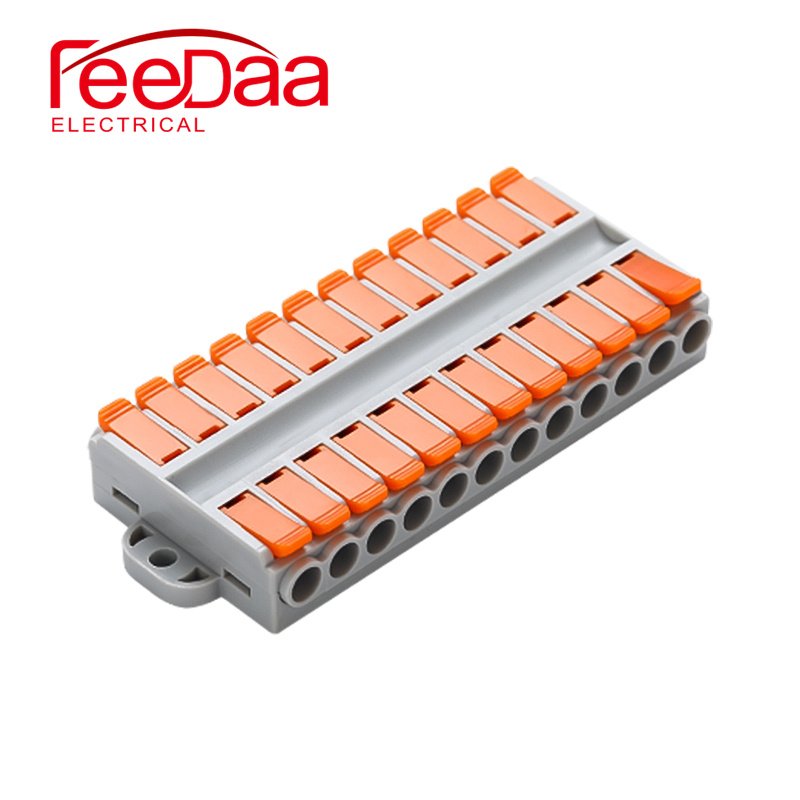 china supplier cable fast connectors 32a electrical terminal connector 8 pin push connector