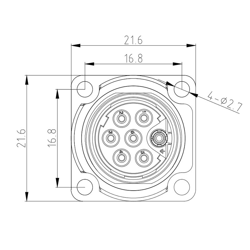 High Quality M Series M5 M8 M12 M16 M17 M23 M40 Waterproof Connector large manufacture factory