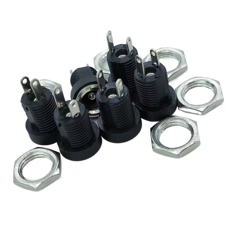 High Quality DC30VDC DC-022B DC022B DC 022B 5.5*2.5mm Power Jack DC 022B 5.5x2.5 Tin Plated Power Jack Female Socket