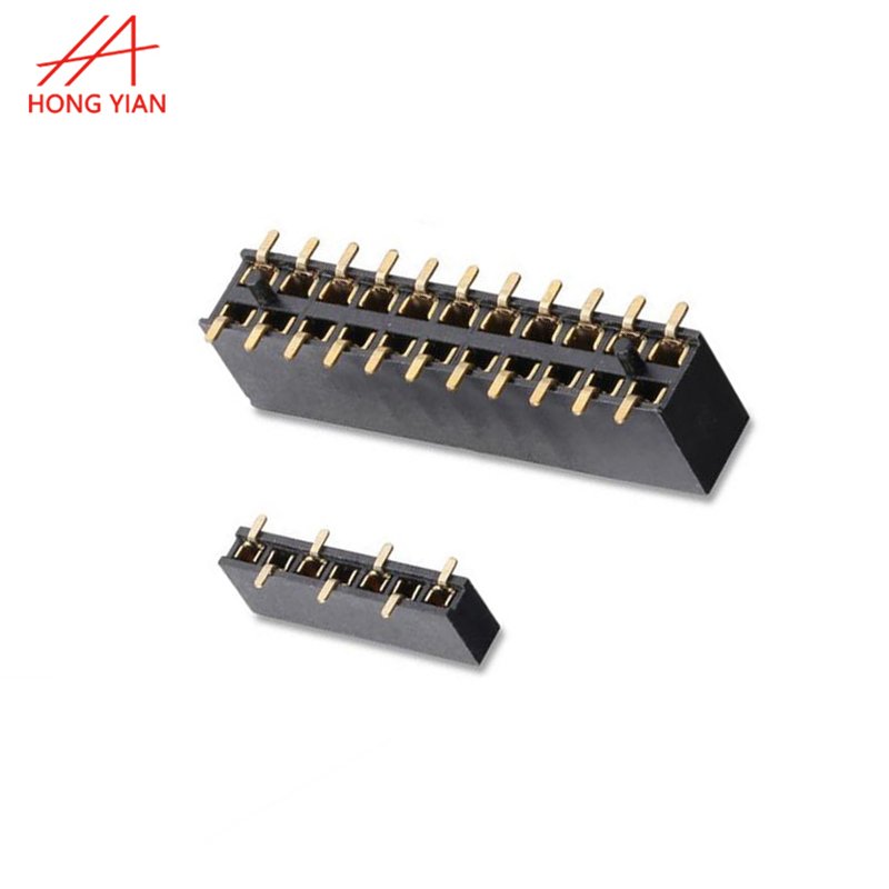 Manufacture SMT Type Double Row Pitch 2.0 2.54mm 4-80P H4.3 6.8mm Female Header Connector