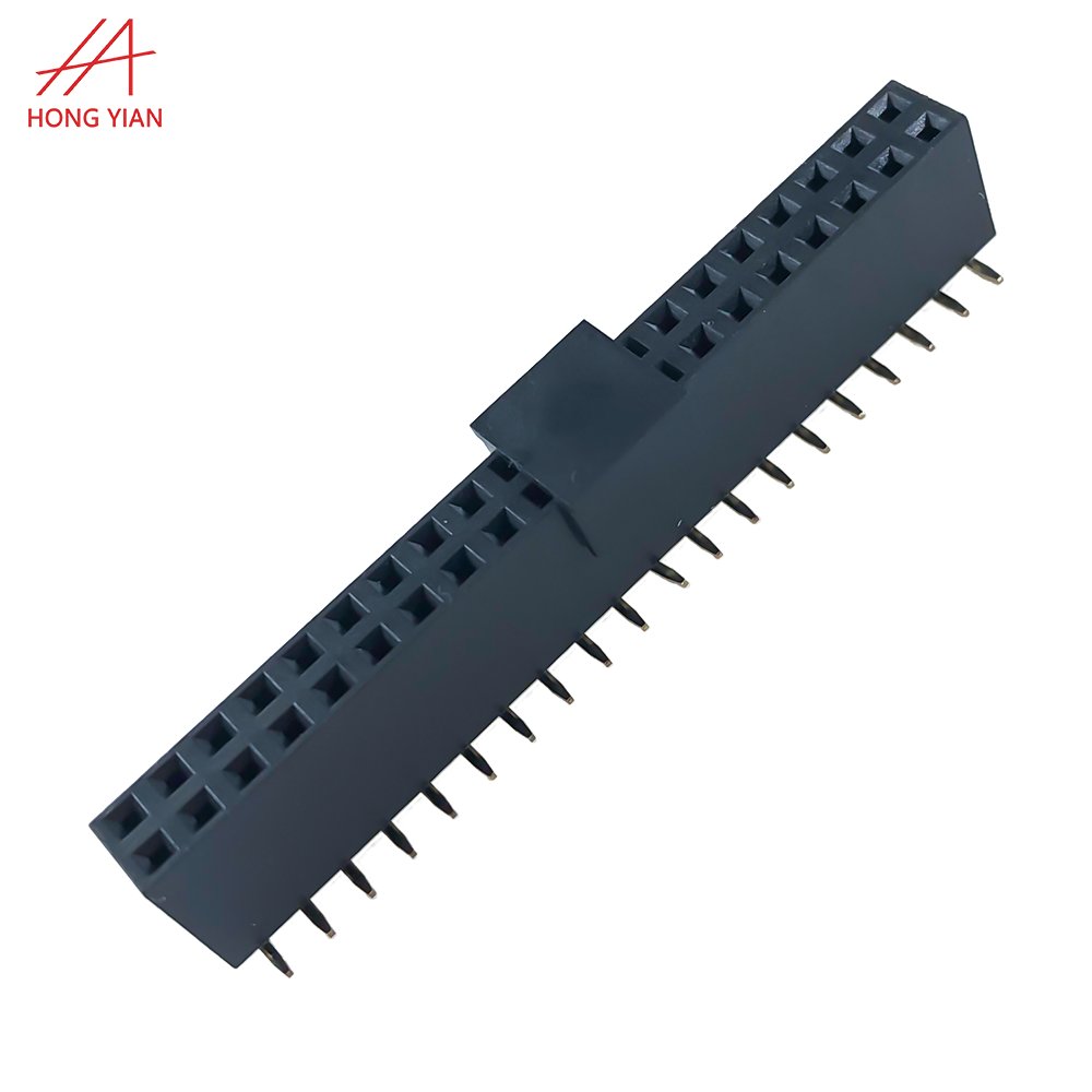 Manufacture SMT Type Double Row Pitch 2.0 2.54mm 4-80P H4.3 6.8mm Female Header Connector