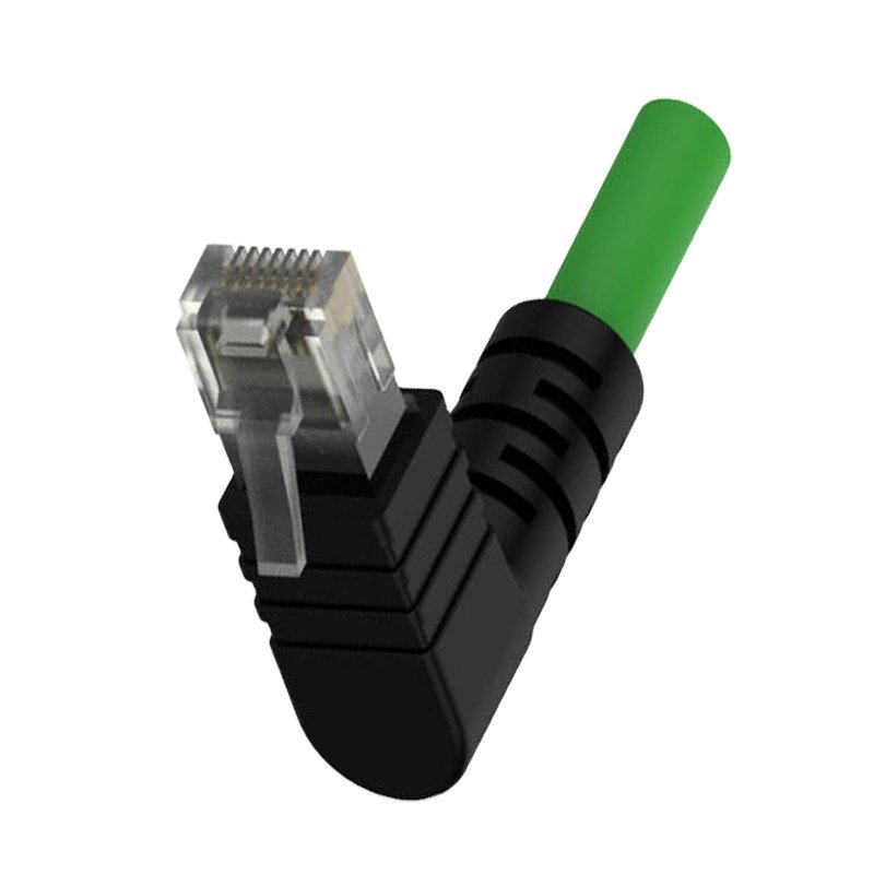 Industrial ciecular m12 4pin/8pin waterproof connector to rj45 male Cat.5e Cat.6 CAT6a Cat.7 cable