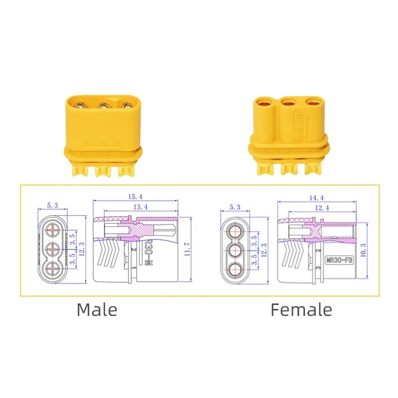 High Quality Customized Professional Manufacture 3mm Cable Banana Connector Plug