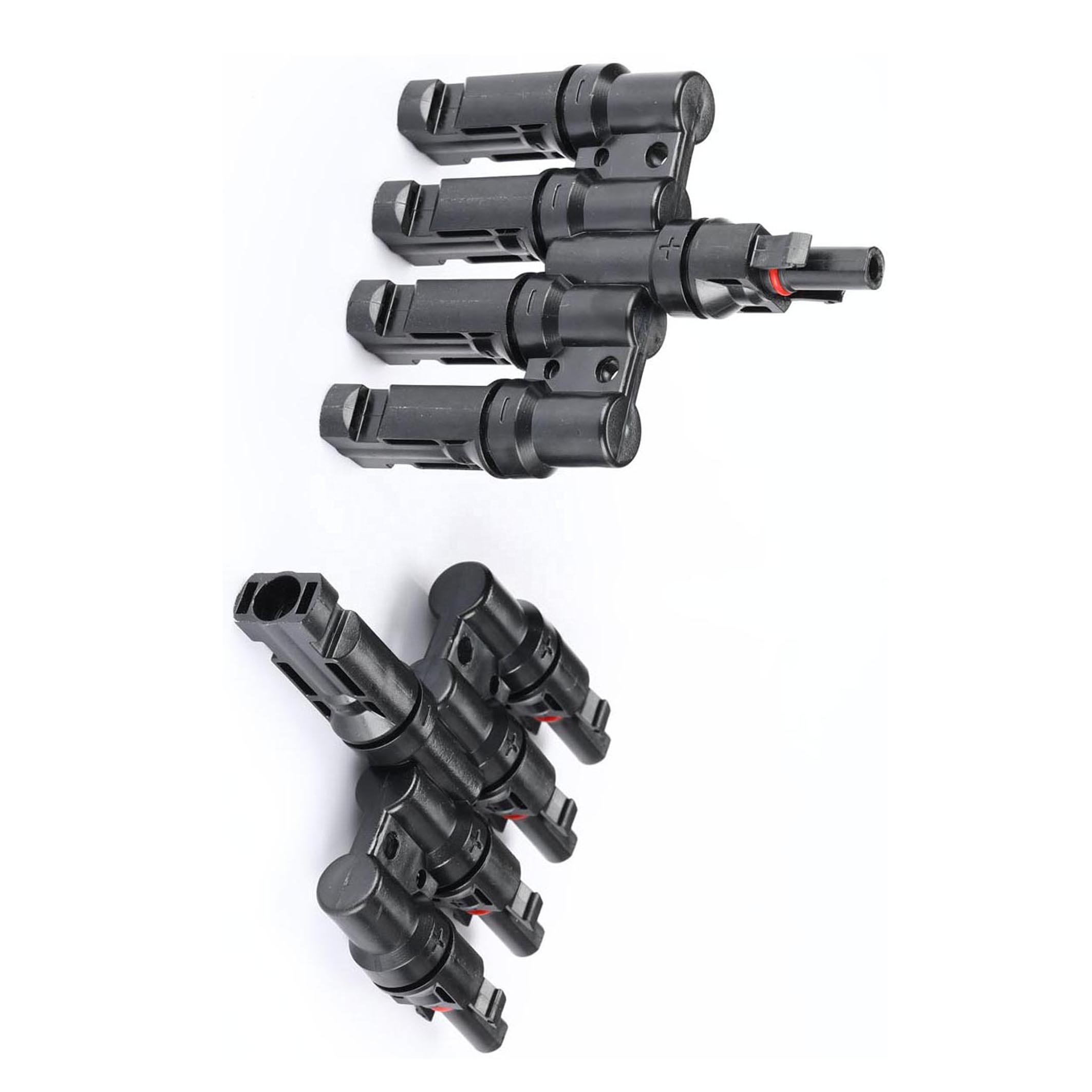 M/4F F/4M PV Connector Solar Connector 1500V T-Type Branch Solar Cable Connector