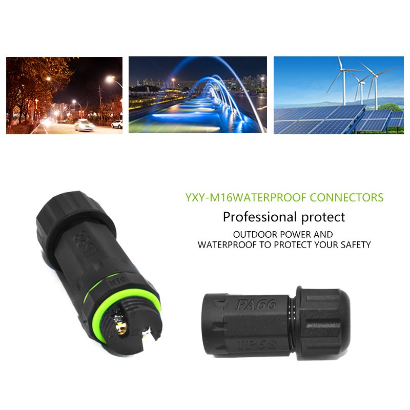 RJ45 network Cat5/cat5e/cat6 Waterproof wire connector for security camera