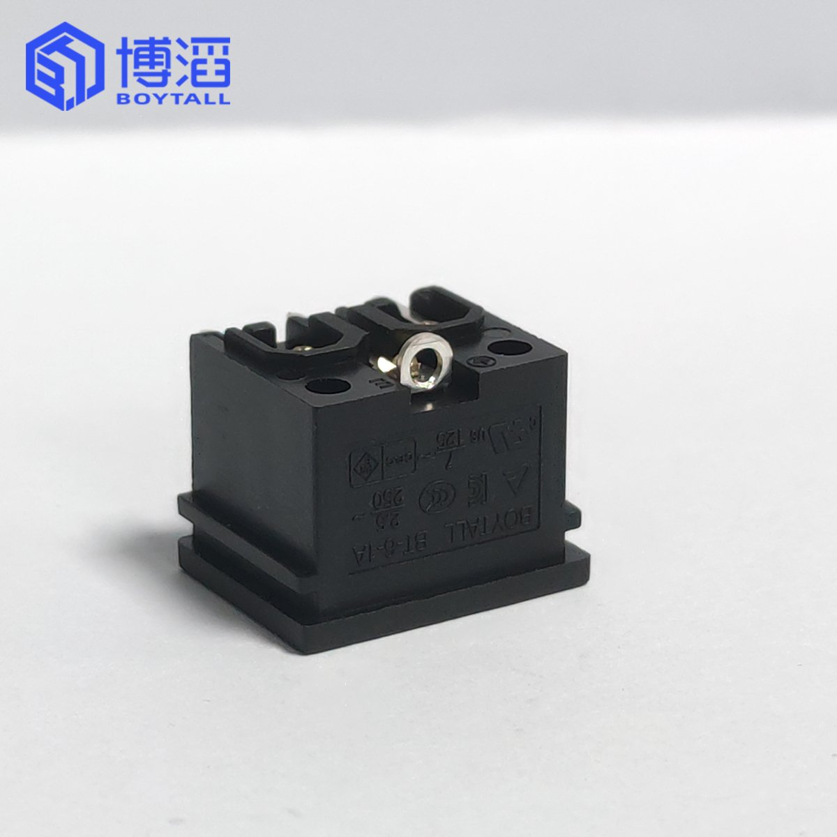 AC 2.5A/250V Plum flower Shape AC Socket power connector IEC60320 Standard C8 Plum flower Tail AC socket Inlet Plug