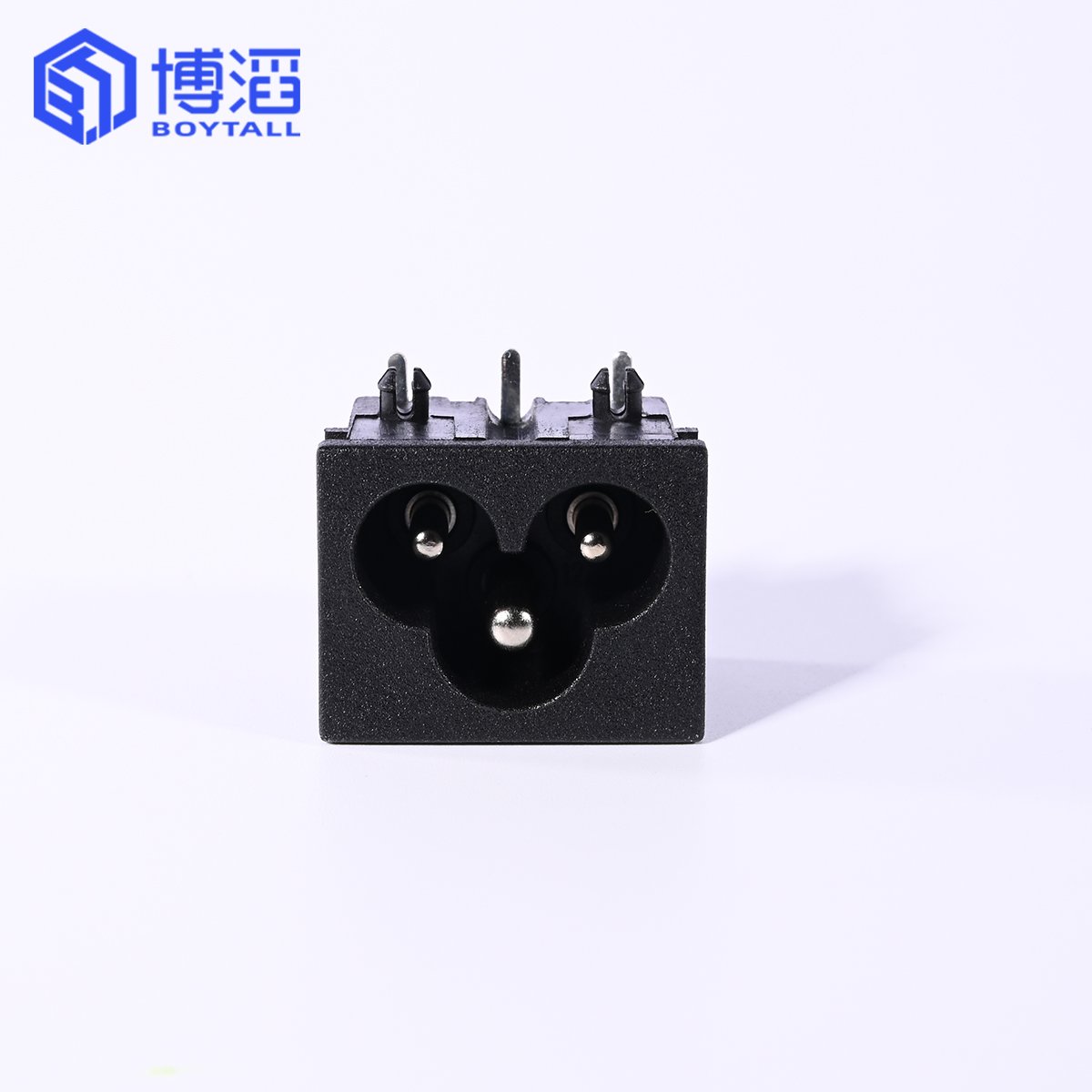 AC 2.5A/250V Plum flower Shape AC Socket power connector IEC60320 Standard C8 Plum flower Tail AC socket Inlet Plug