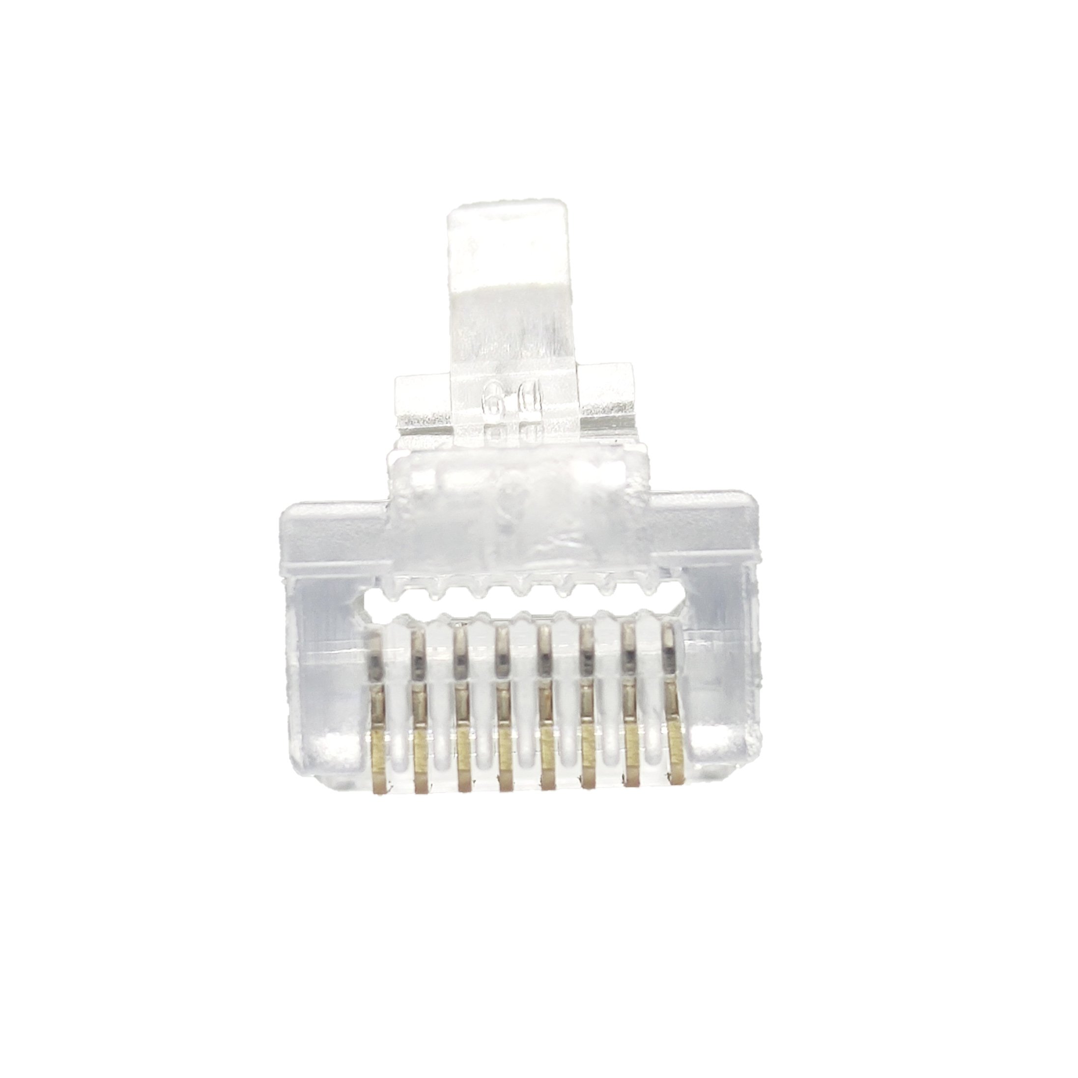 female ethernet modular plug cat5 8p8c rj 45 conector UTP pass through connector RJ45 Cat5e utp