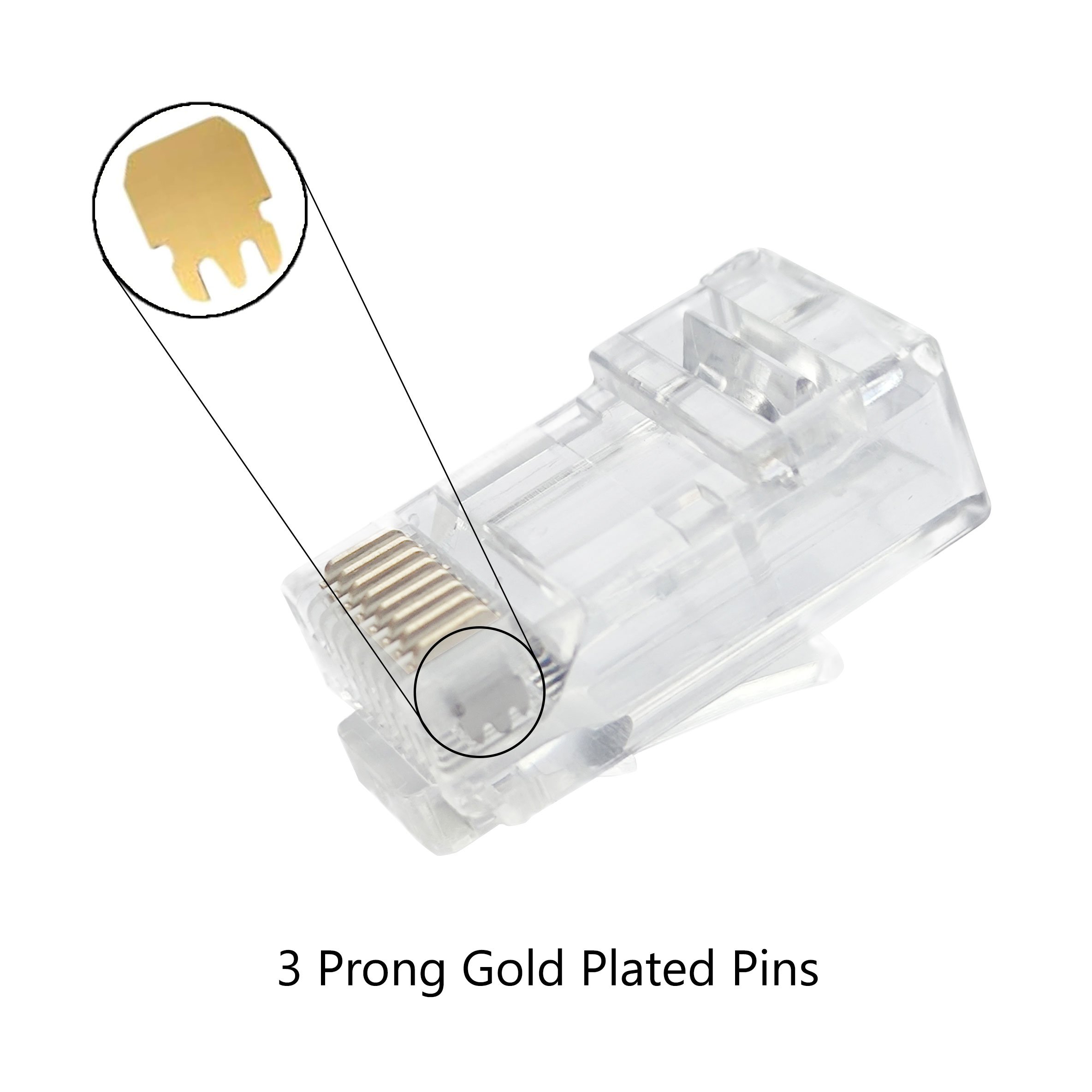 female ethernet modular plug cat5 8p8c rj 45 conector UTP pass through connector RJ45 Cat5e utp
