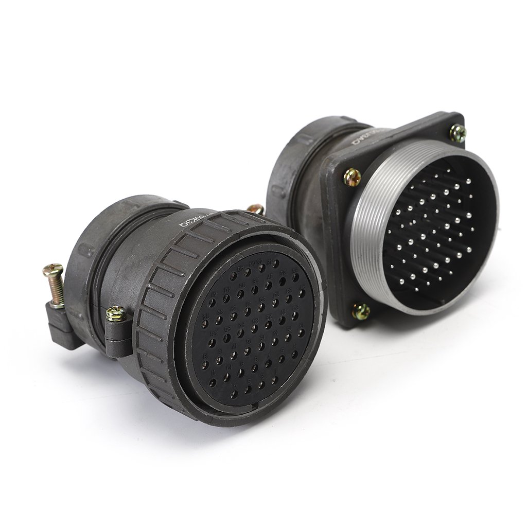 4 Pin P48 4 Pin Weather Pulg + Socket Industrial Connectors For High-speed Railway Field