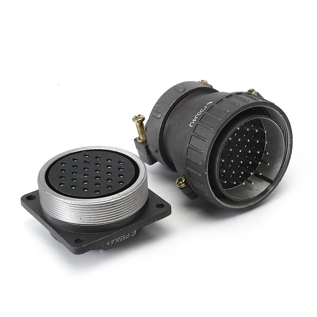 4 Pin P48 4 Pin Weather Pulg + Socket Industrial Connectors For High-speed Railway Field