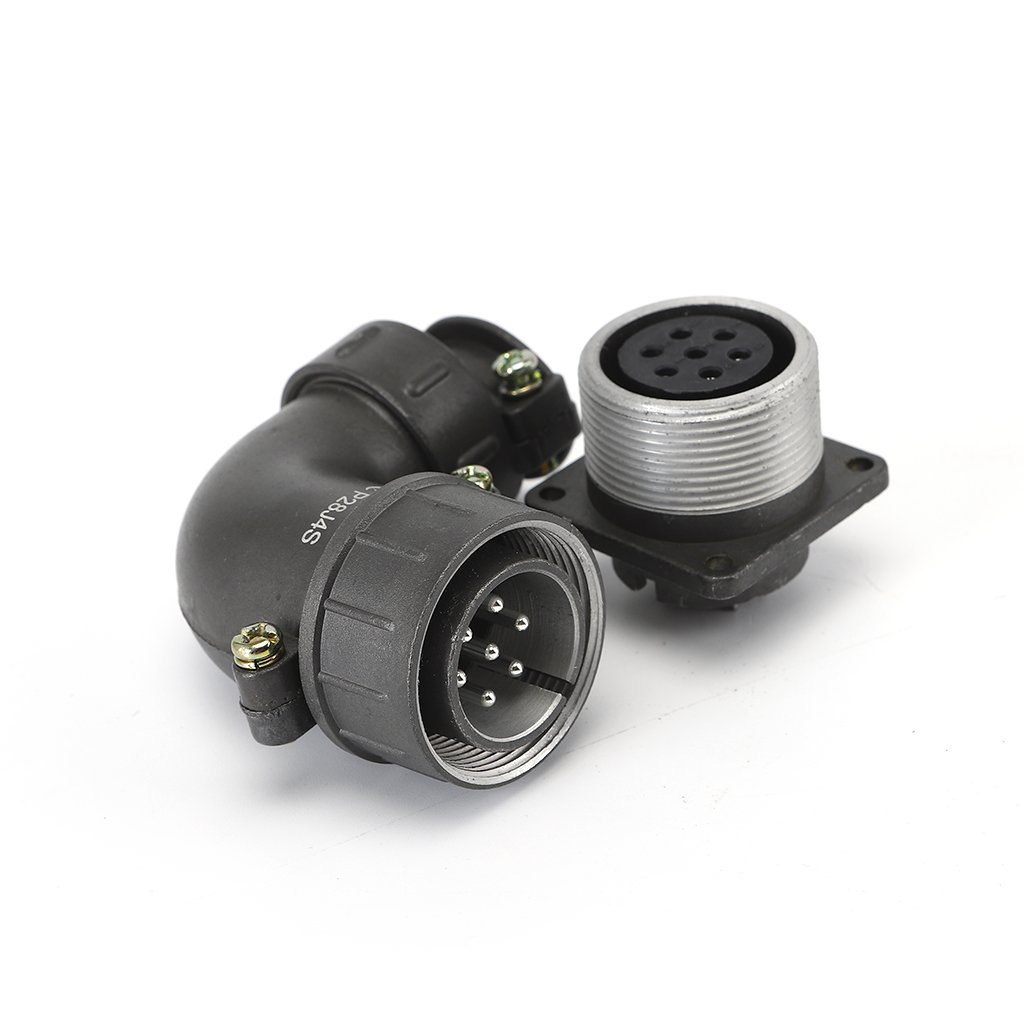 4 Pin P48 4 Pin Weather Pulg + Socket Industrial Connectors For High-speed Railway Field