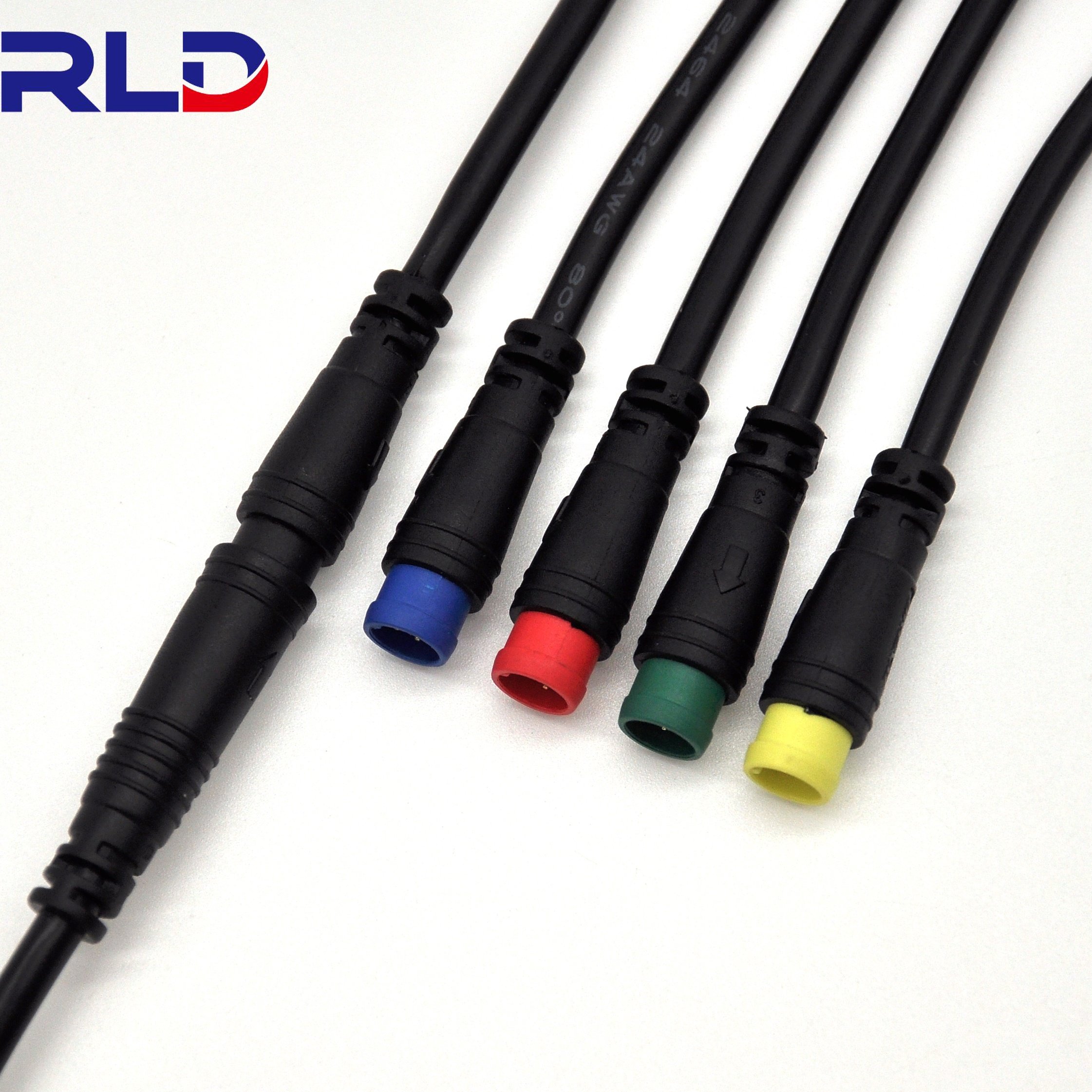 M8 2 3 4 5 6 Pin Male Female Circular Connector ip65 Waterproof Wire Mini Electrical Parts Cable Bicycle Connector