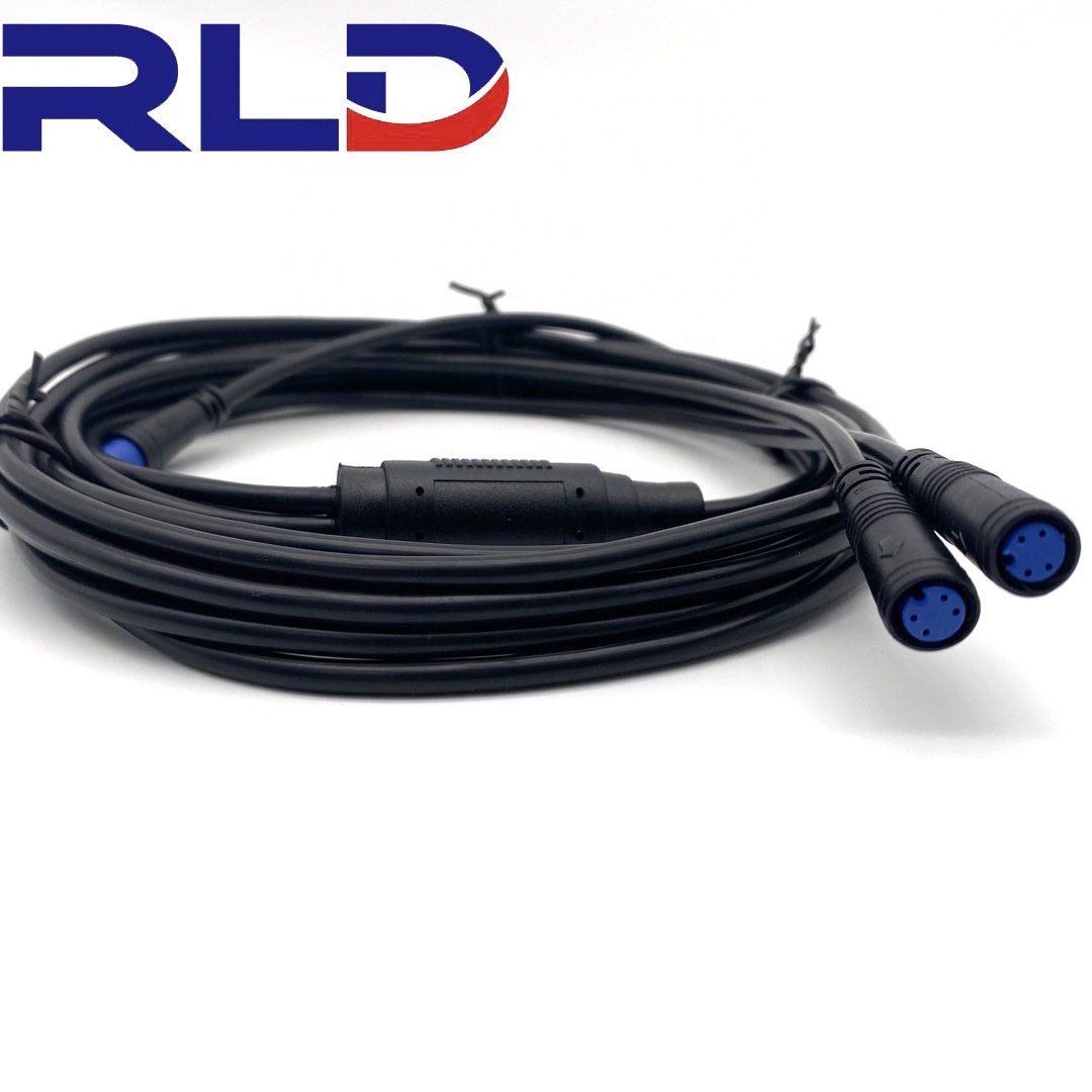 M8 2 3 4 5 6 Pin Male Female Circular Connector ip65 Waterproof Wire Mini Electrical Parts Cable Bicycle Connector