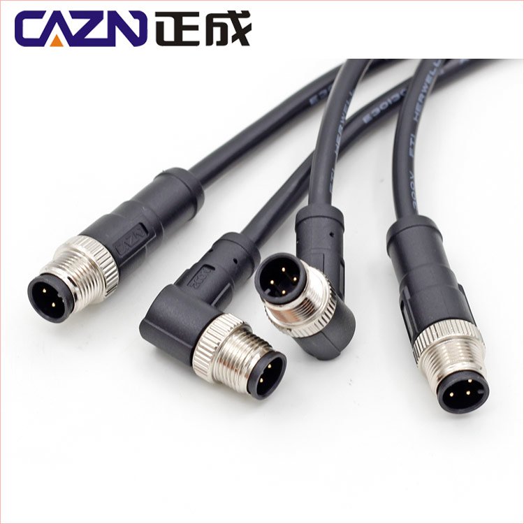 M12 circular connector m12 8pin connectors M12 Murr 7000-46041-8020150 Elektronik M12 Male to Female Extension Cable Connector