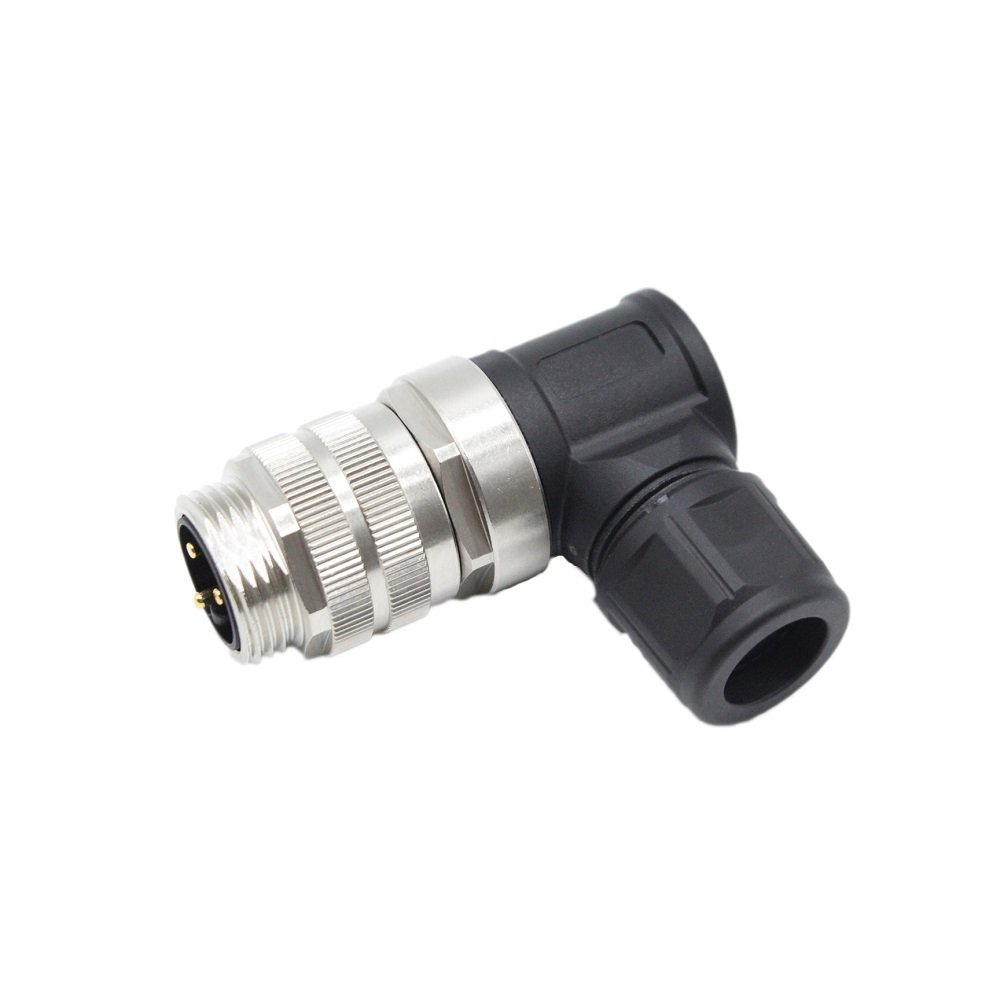 Custom Field Installation 3-Pin Straight Plastic Male and Female Plugs M7/8 Industrial Waterproof Cable Connectors