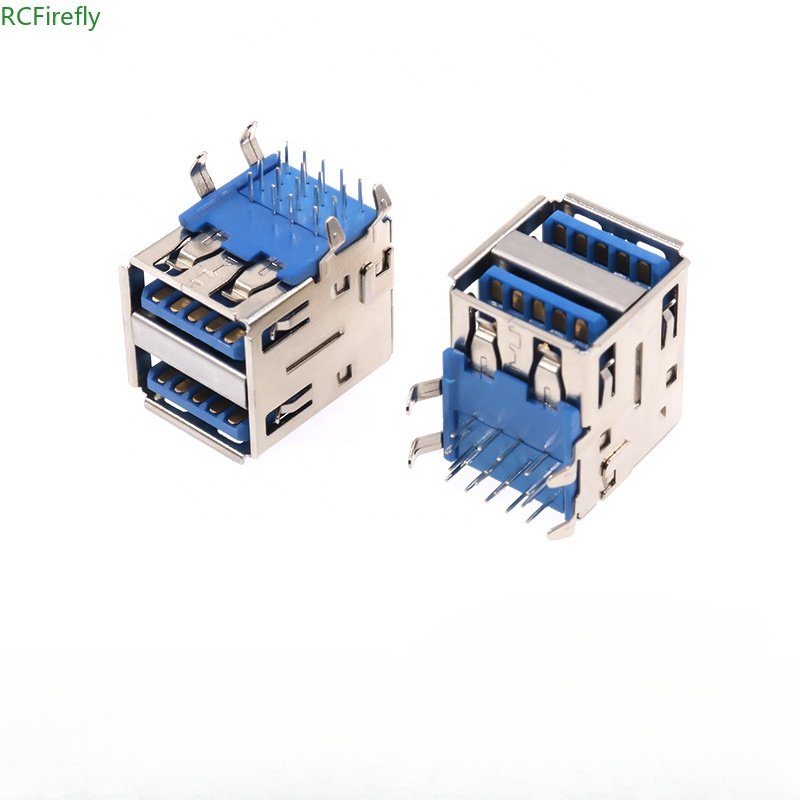 USB 3.0 A Type Port Male Plug Female Solder Jacks VERTICAL Connector PCB Socket For USB Interface B Port 90/180 degrees