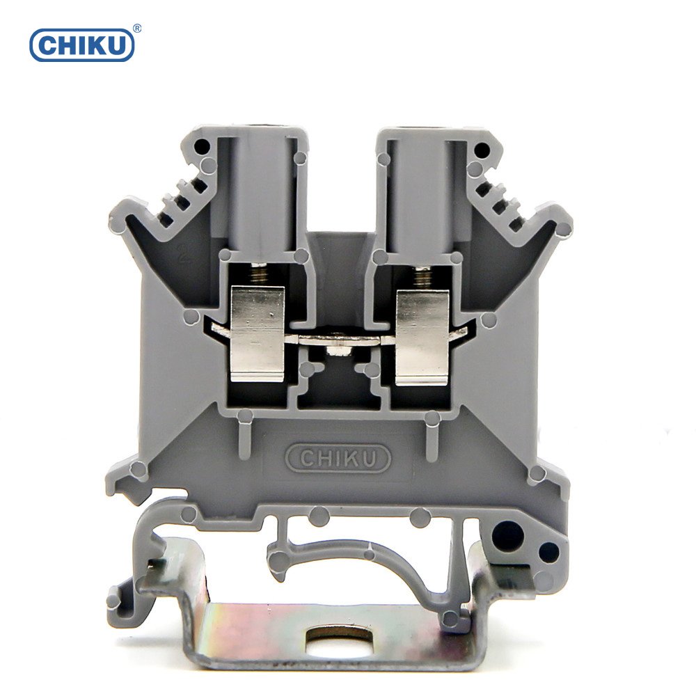 CHIKU RUK 3N Din Rail Screw Terminal Block 32 A Wire Connector 2.5mm2 AWG 14 U/L certificated