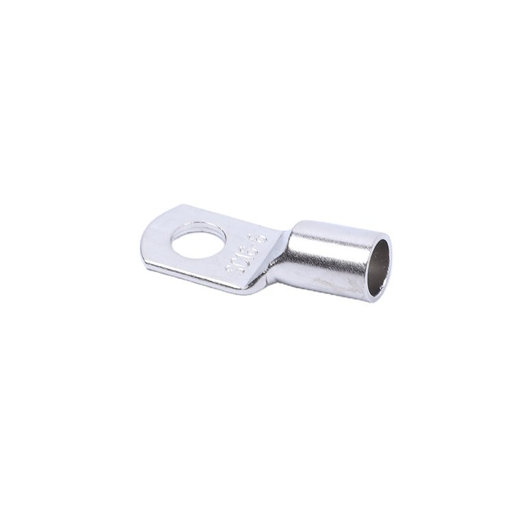 Sc25-10 Lug 4 Awg 3/8 Stud Tinned Copper Lug Bare Eyelets Tubular Ring Terminals Battery Cable Terminal