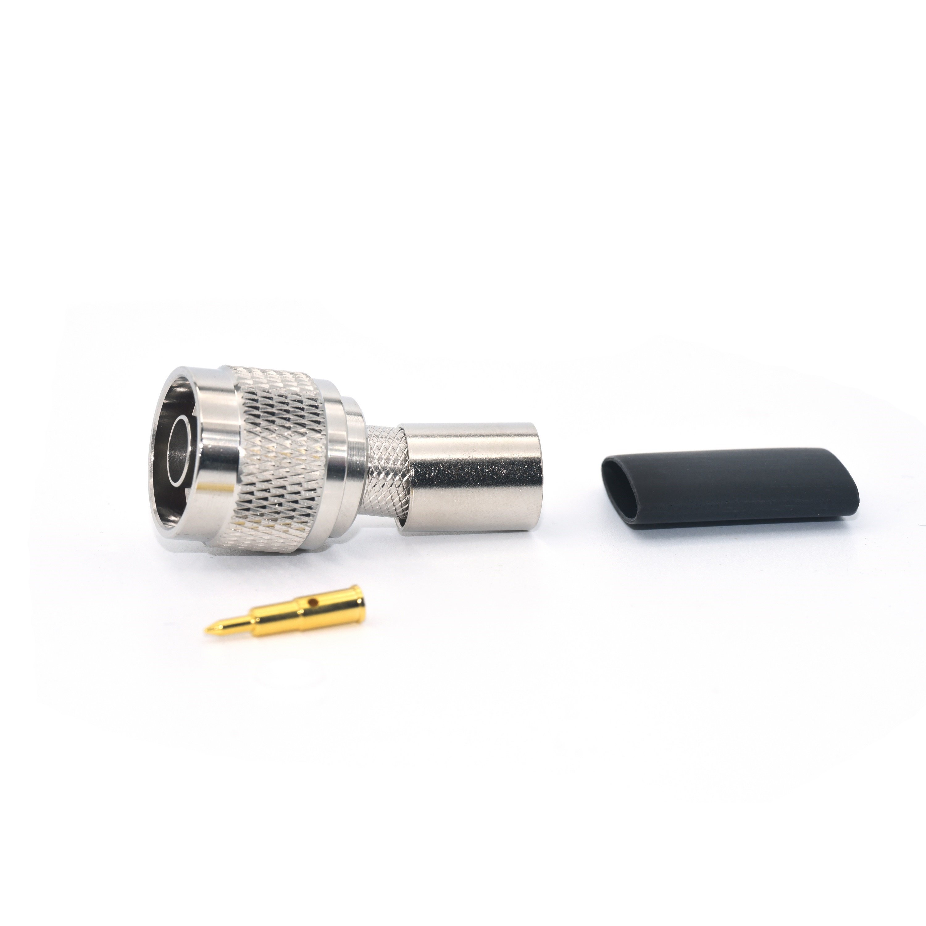 Raynool Straight RF Connector N type Male Crimp Connector for LMR400 CNT400 7D-FB