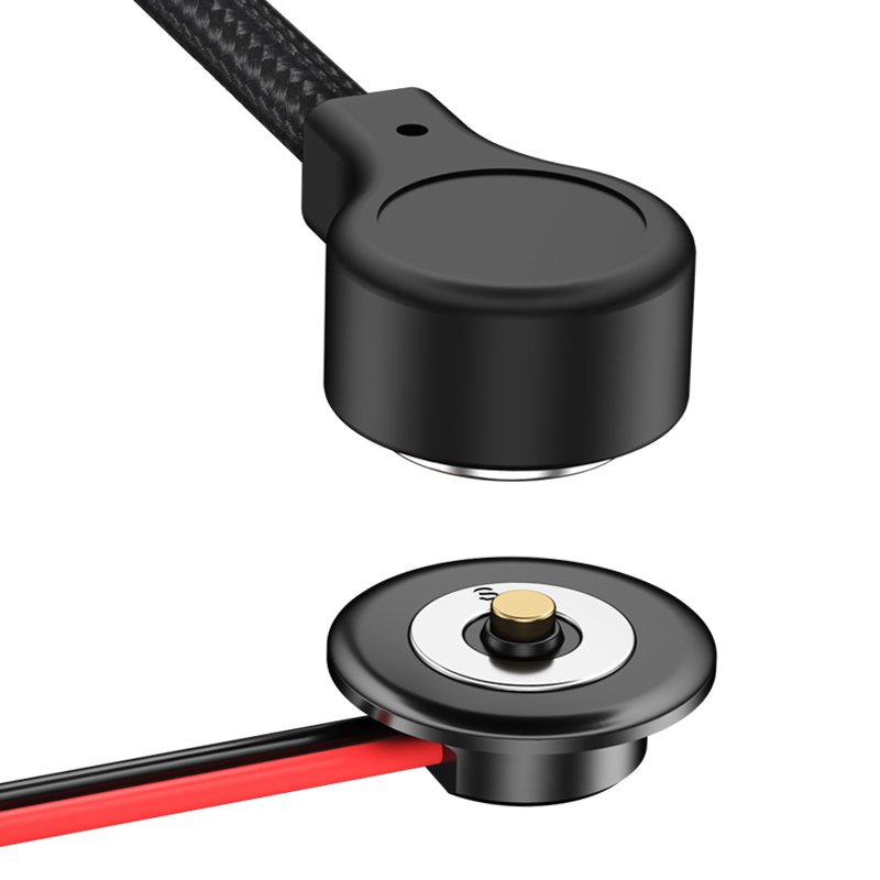 Circular 2Pin 5V 2A Male And Female 12V2A Usb Fast Charging Cable Pogo Connector Magnetic For Heating Garments