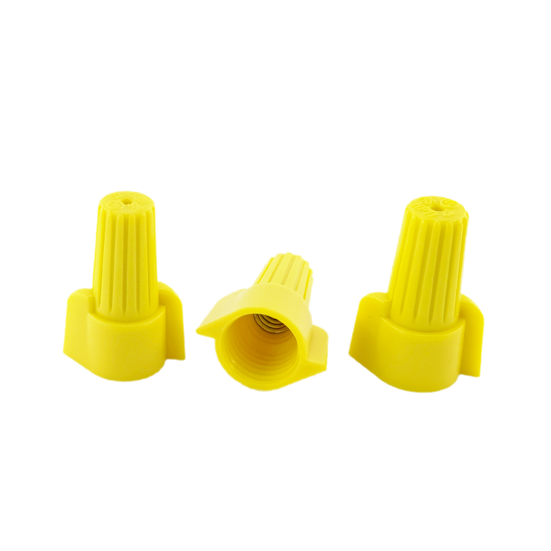 100pcs HP11 yellow Easy Outdoor Seal Elec Easy Twist On Application Wire Connectors Waterproof Nuts