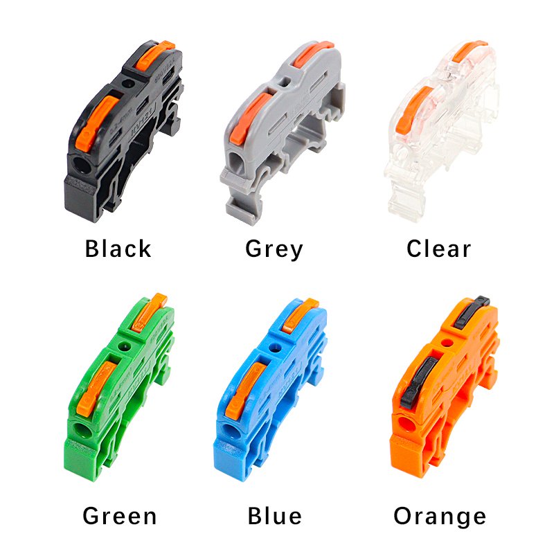 Din Rail Electrical Wire Cable Connector 1 in 1 out Easy fast safe 400V/32A factory manufacturer Model K411