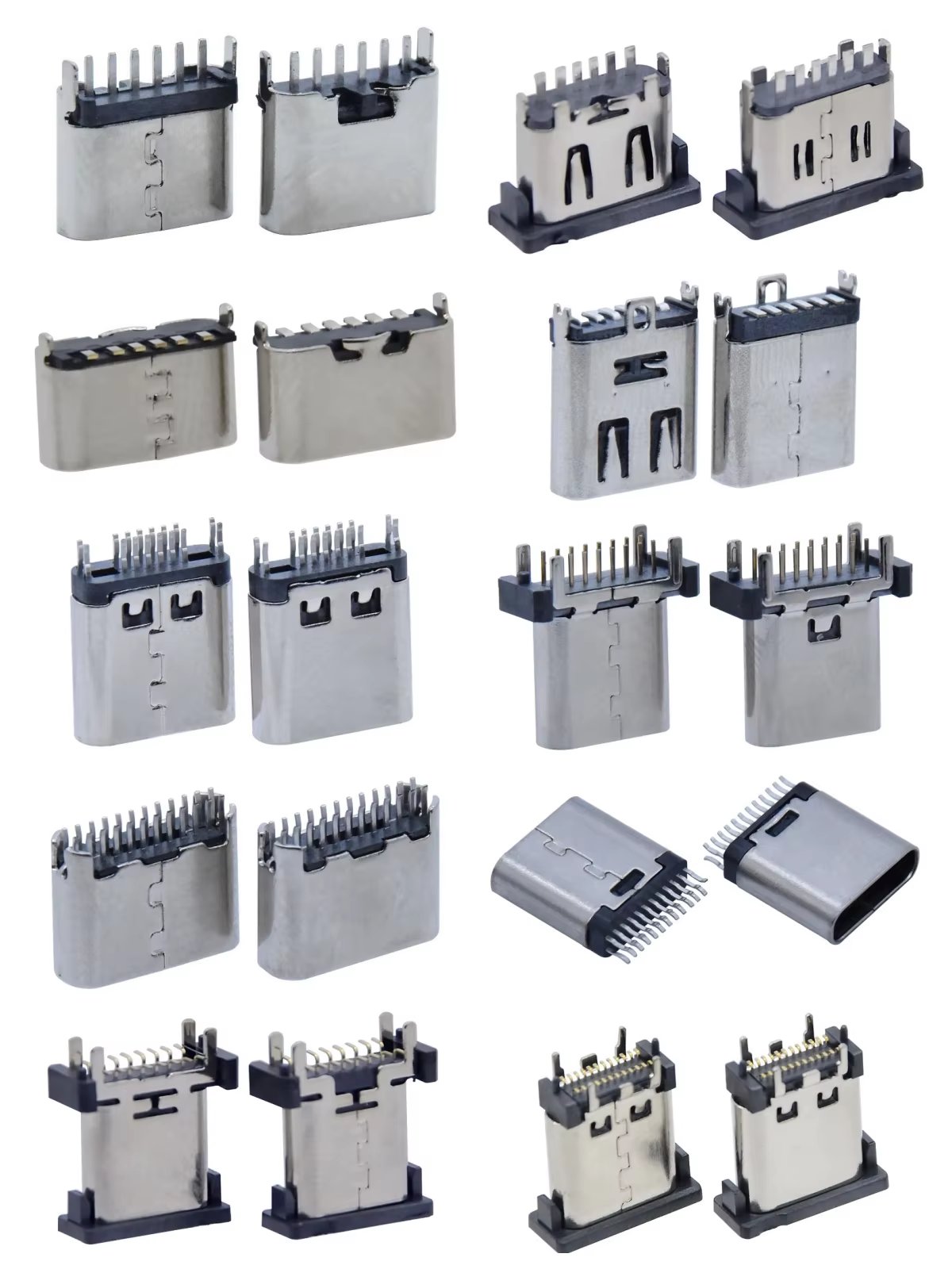 Usbrr Waterproof IP68 Type C Female Vertical USB A Port Micro Connector SMD IPX7 USB 3.0 Socket SMT IP65 USB 3.1 Jack