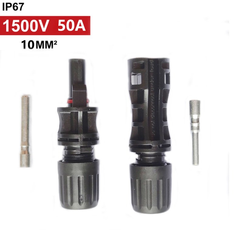 1500VDC 30A 50A Solar Connector male and female Solar Panel Connector with IP67 Waterproof