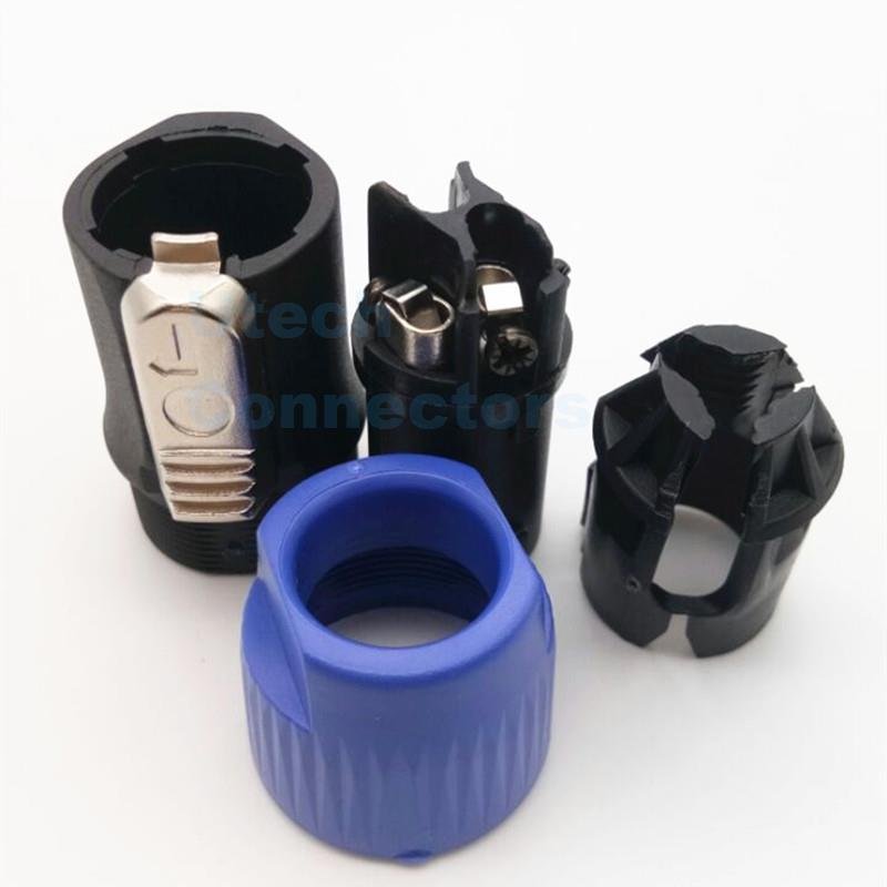 Plug Speaker Connector NL4 Pin Speakon Male 4 Pole 2 Pin Din Female Speaker Connector Zaek Speaker Male 2pcsng Audio & Video