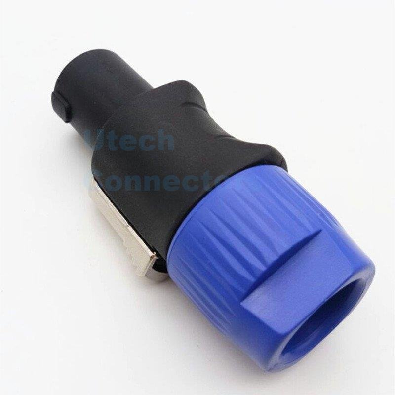 Plug Speaker Connector NL4 Pin Speakon Male 4 Pole 2 Pin Din Female Speaker Connector Zaek Speaker Male 2pcsng Audio & Video