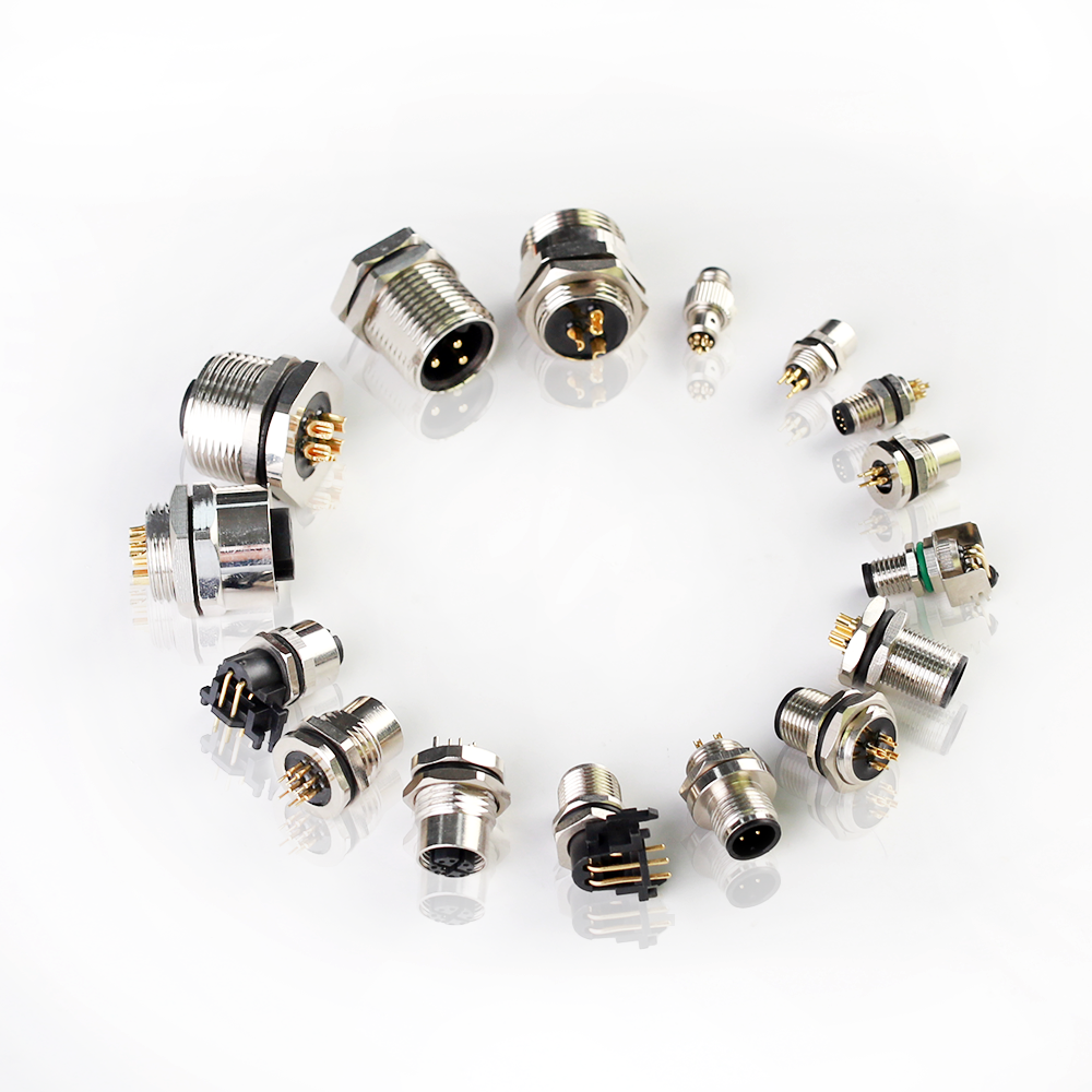 Supplier IP67 A type male female straight screw threaded plug coupling sensor m8 4 pin waterproof connector