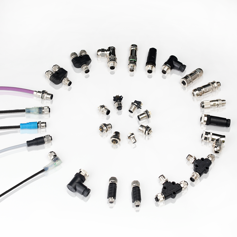 Supplier IP67 A type male female straight screw threaded plug coupling sensor m8 4 pin waterproof connector