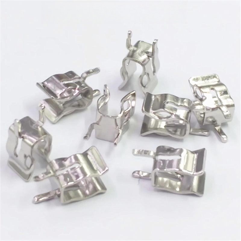 XS 1018 7 current fuse clip 5 * 20 fuse tube clip PCB fuse connector metal stamping substrate brass connector
