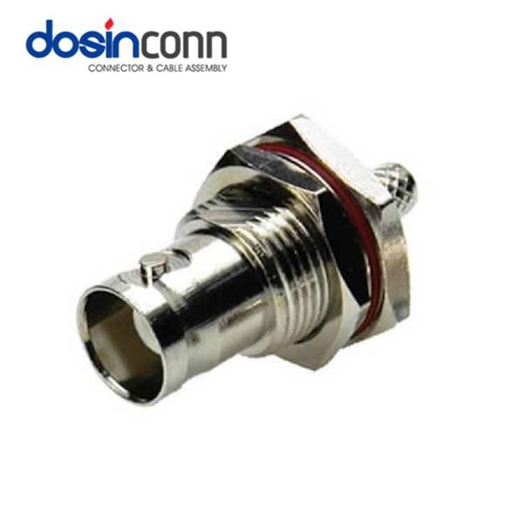PCB Mount Compression Pin Male Female Straight Waterproof Balun RF Coaxial CCTV Accessories Cable Jack BNC Connector