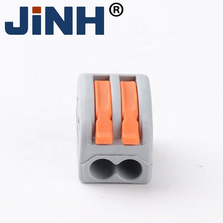 2 Way Spring Quick Splice Push-in Wire Joining Terminal Connectors Strip Light Cable Wire Extension Lever Nut Connectors