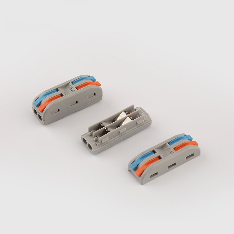 DF-2-2 LEVER-NUTS 2 Conductor Compact push in wire connectors wire to wire type 2 holes PCT-222 terminal block