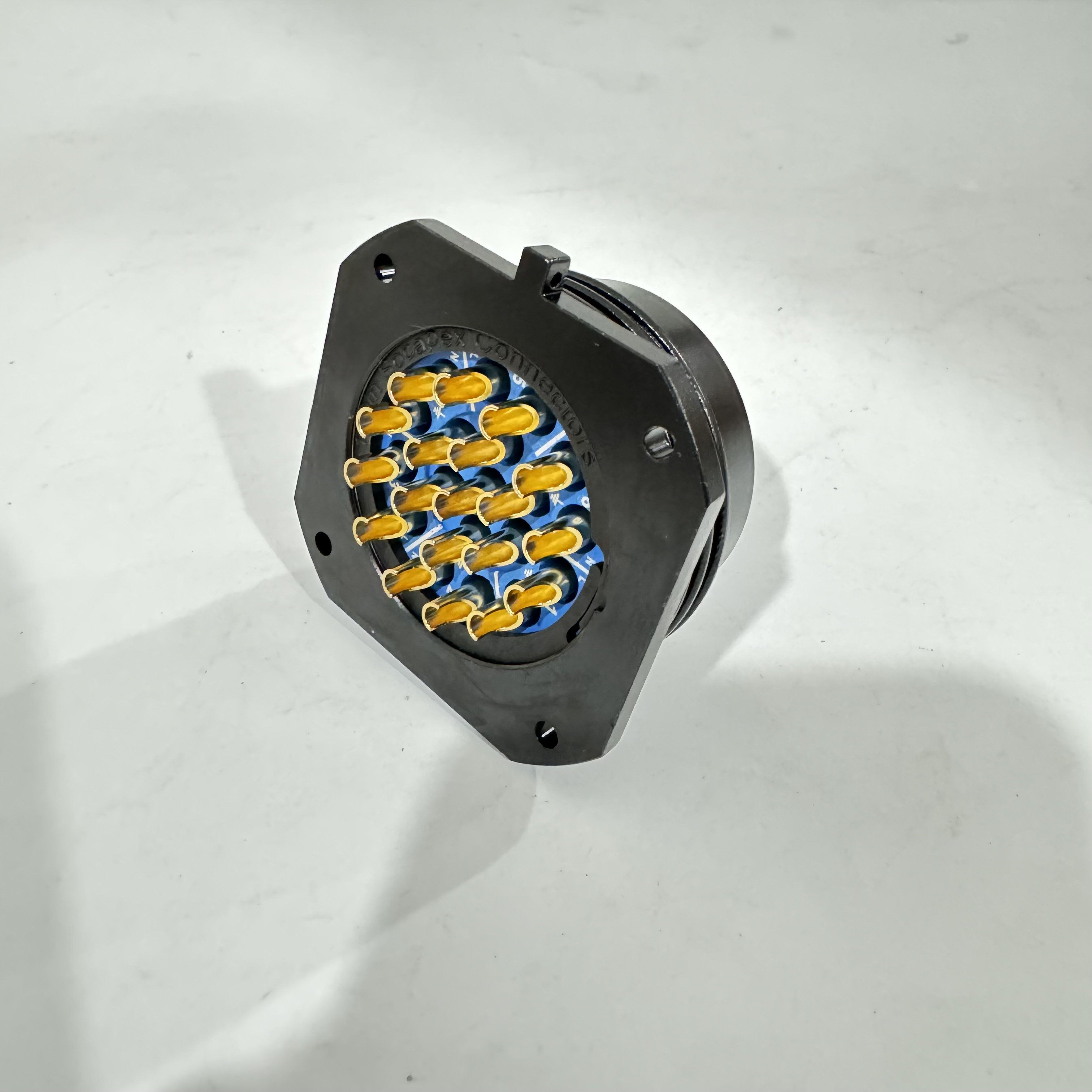 19 Pin Socapex Female Panel Mount Connector Chasis Socket