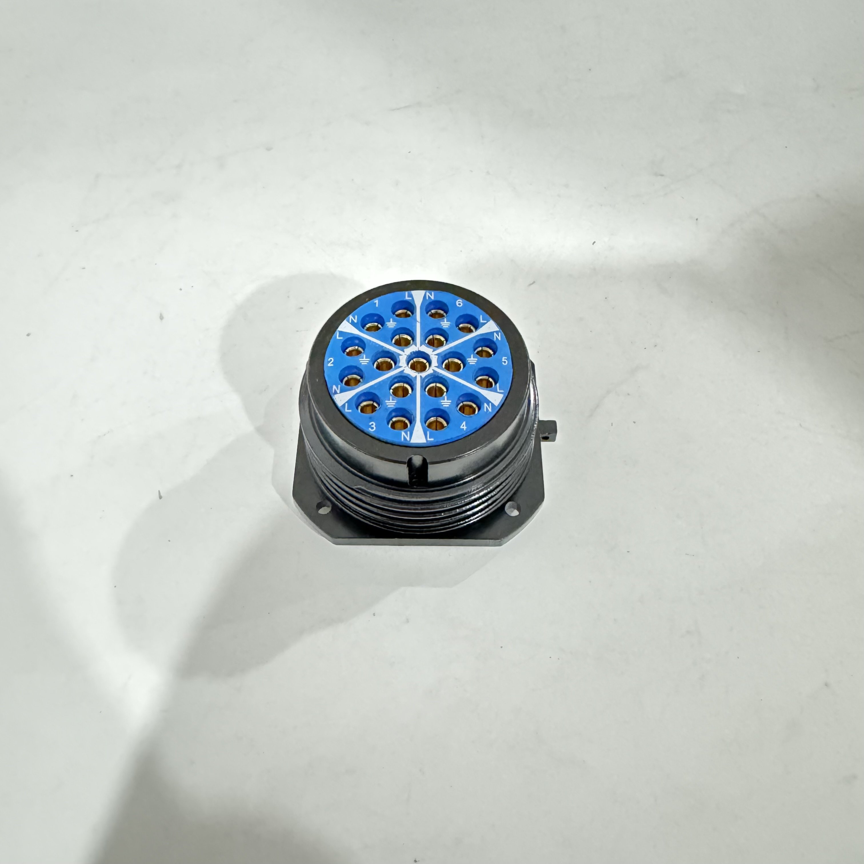 19 Pin Socapex Female Panel Mount Connector Chasis Socket