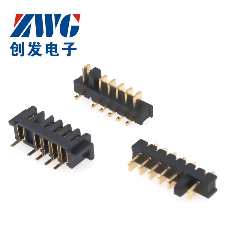 ZWG BB2500 blade make battery connector 2.5mm good quality blade type laptop battery connector 8pin blade battery connector