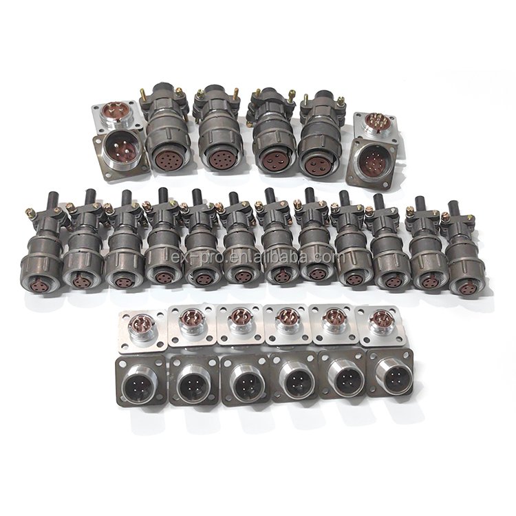 Russian Connectors 2PM Series Connector 4Pin 7Pin 10Pin 19Pin 24Pin 32 Pin Copper alloy with gold plated 2PM14 2PM18 ~2PM30
